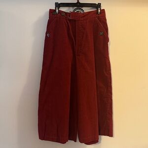 Stylish Burgundy Capris for Women